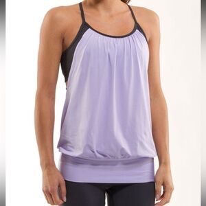 Lululemon No Limits Tank Top Lolo Purple Grey Size 4